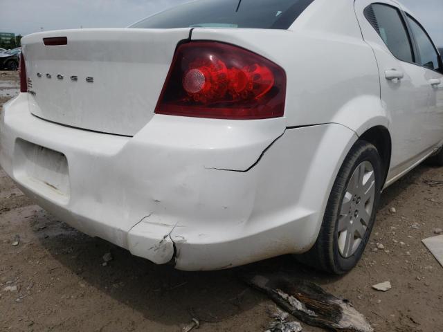 Photo 9 from auction – 2013 DODGE AVENGER SE with VIN 1C3CDZAB6DN591549