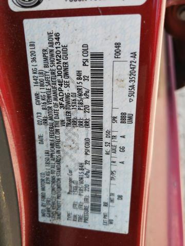 Photo 10 from auction – 2013 FORD FIESTA SE with VIN 3FADP4EJ0DM201346