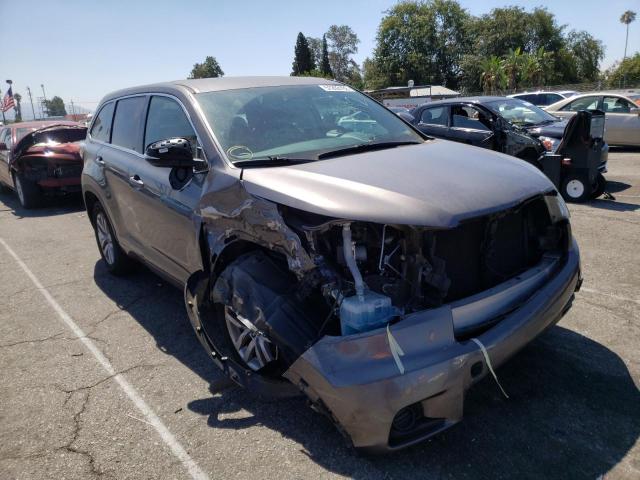 TOYOTA HIGHLANDER 2015 with VIN 5TDZARFH1FS011665 - Photo from auction