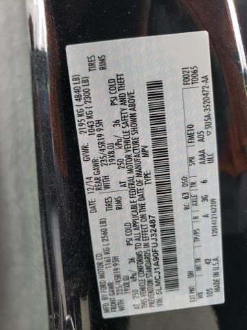 Photo 10 from auction – 2015 LINCOLN MKC with VIN 5LMCJ1A90FUJ32487