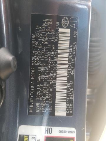 Photo 10 from auction – 2014 TOYOTA COROLLA L with VIN 2T1BURHE0EC108312