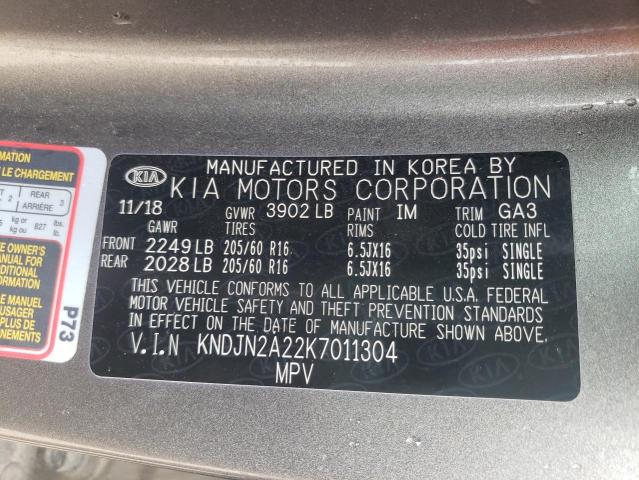 Photo 10 from auction – 2019 KIA SOUL with VIN KNDJN2A22K7011304