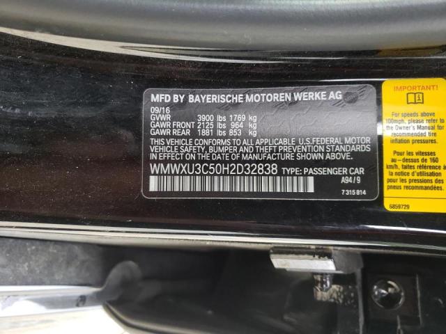 صورة رقم 10 من المزاد - 2017 MINI COOPER S مع VIN WMWXU3C50H2D32838