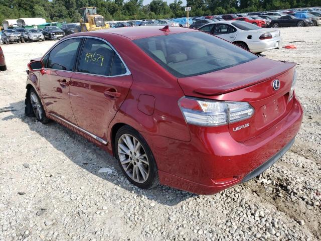 Photo 3 from auction – 2010 LEXUS HS 250H with VIN JTHBB1BA1A2009759