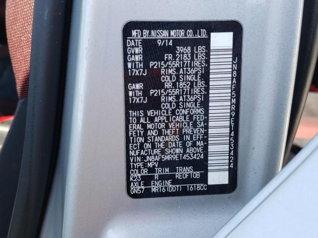Photo 10 from auction – 2014 NISSAN JUKE S with VIN JN8AF5MR9ET453424
