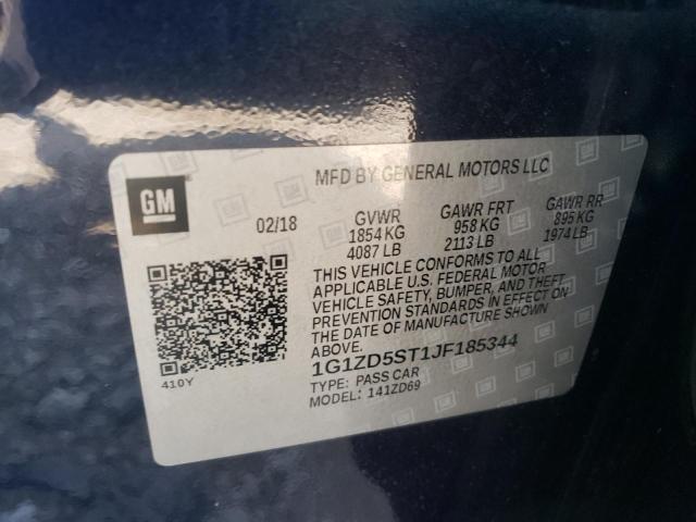 Photo 10 from auction – 2018 CHEVROLET MALIBU LT with VIN 1G1ZD5ST1JF185344