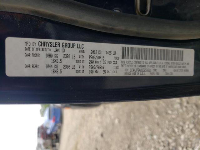 Photo 10 from auction – 2013 JEEP PATRIOT SP with VIN 1C4NJPBA2DD250291