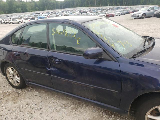 Photo 9 from auction – 2005 SUBARU LEGACY 2.5 with VIN 4S3BL616757229568