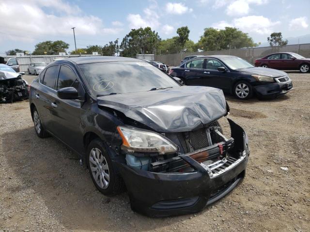 NISSAN SENTRA S 2015 with VIN 3N1AB7APXFL687411 - Photo from auction