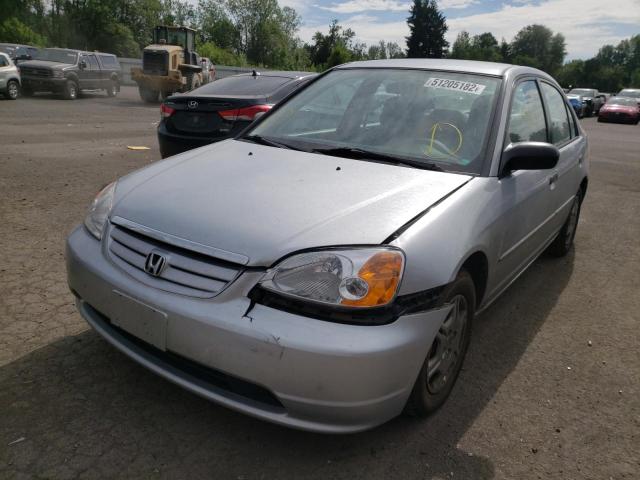 Photo 2 from auction – 2001 HONDA CIVIC LX with VIN 2HGES15571H522536