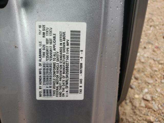 Photo 10 from auction – 2011 HONDA ODYSSEY LX with VIN 5FNRL5H26BB027144