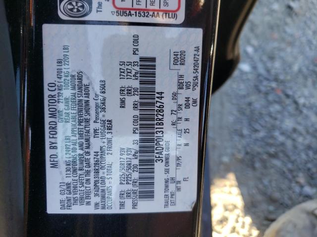 Photo 10 from auction – 2011 FORD FUSION HYB with VIN 3FADP0L31BR286744