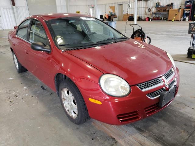 DODGE NEON SXT 2005 with VIN 1B3ES56C05D159021 - Photo from auction