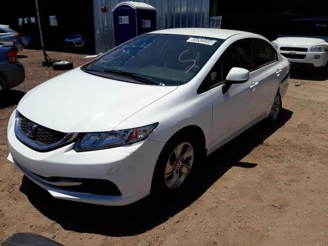 Photo 2 from auction – 2013 HONDA CIVIC LX with VIN 19XFB2F5XDE040246
