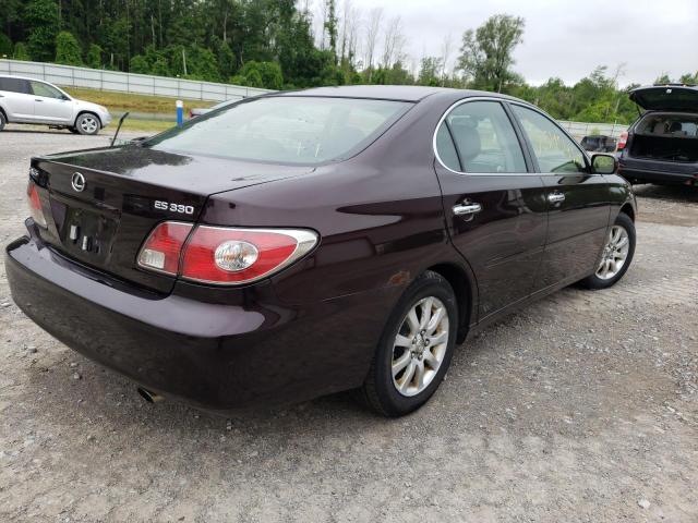 Photo 4 from auction – 2004 LEXUS ES 330 with VIN JTHBA30G745041463