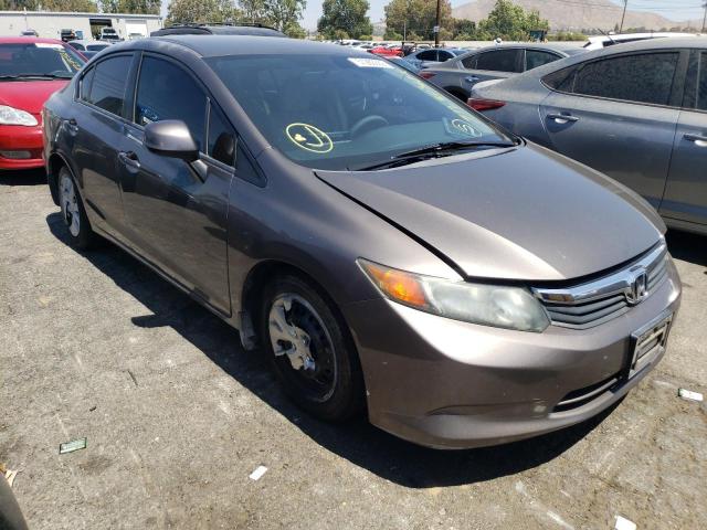 HONDA CIVIC LX 2012 with VIN 2HGFB2F5XCH604742 - Photo from auction