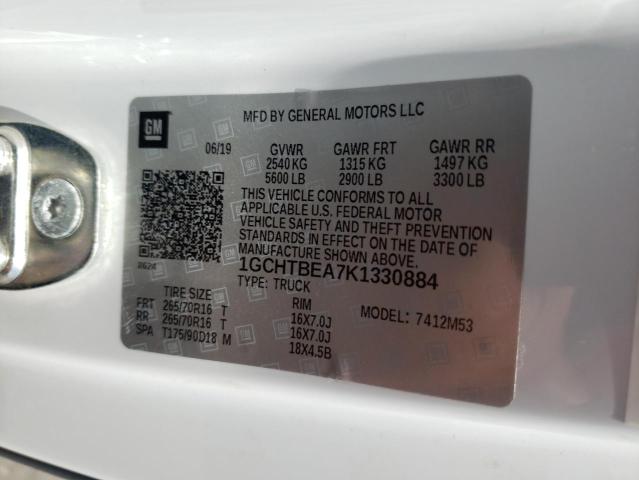 Photo 10 from auction – 2019 CHEVROLET COLORADO with VIN 1GCHTBEA7K1330884