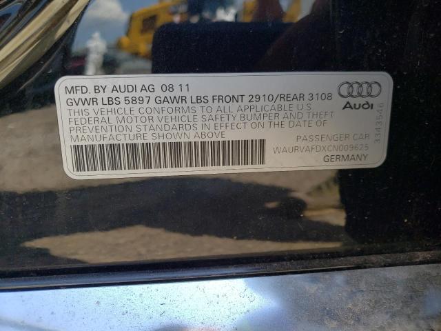 Photo 10 from auction – 2012 AUDI A8 L QUATT with VIN WAURVAFDXCN009625
