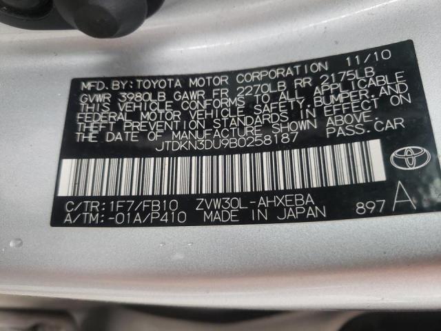 Zdjęcie 10 z aukcji – 2011 TOYOTA PRIUS z VIN JTDKN3DU9B0258187