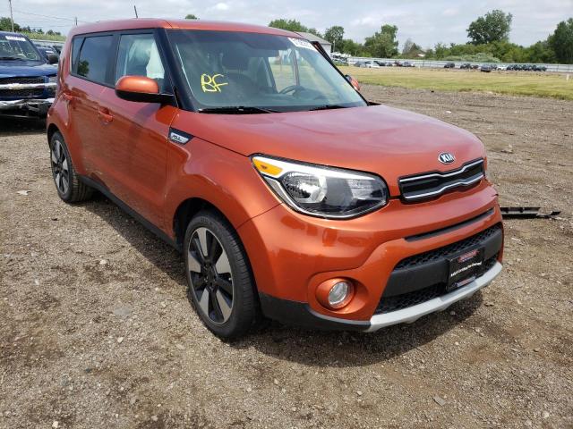 KIA SOUL + 2019 with VIN KNDJP3A51K7697135 - Photo from auction