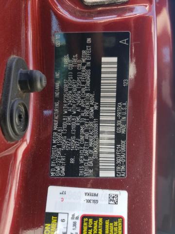 Photo 10 from auction – 2011 TOYOTA SIENNA LE with VIN 5TDKK3DC2BS009811