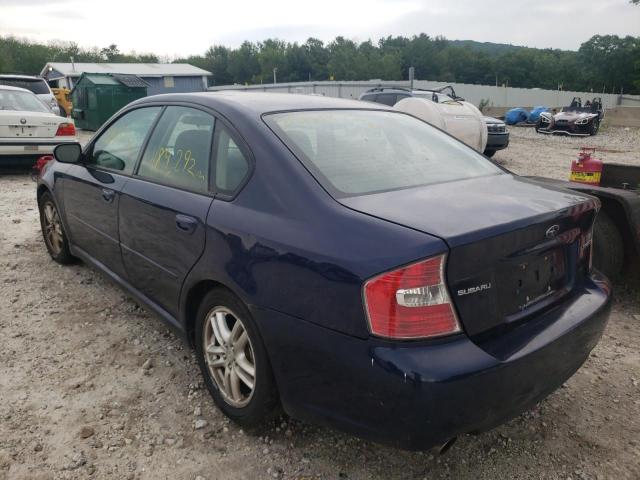 Photo 3 from auction – 2005 SUBARU LEGACY 2.5 with VIN 4S3BL616757229568