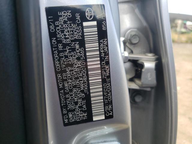 Photo 10 from auction – 2012 TOYOTA SCION XD with VIN JTKKU4B42C1015465