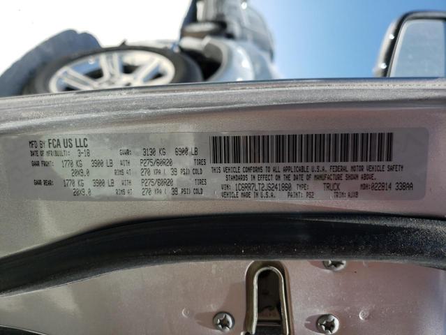 Photo 10 from auction – 2018 RAM 1500 LONGH with VIN 1C6RR7LT2JS241860