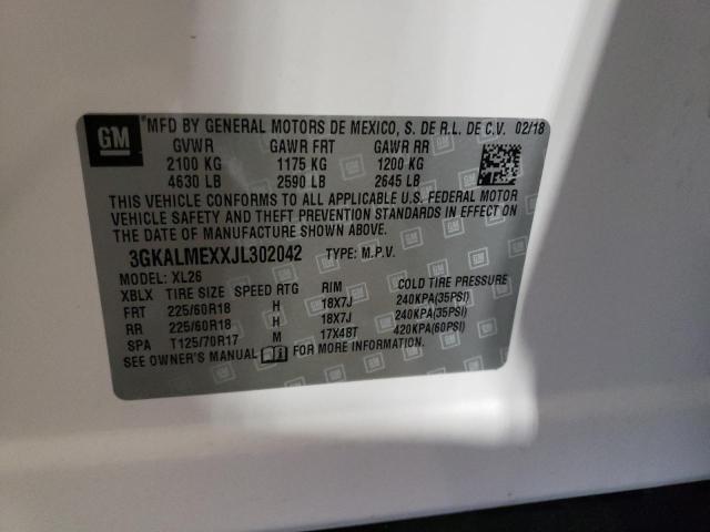 Photo 10 from auction – 2018 GMC TERRAIN SL with VIN 3GKALMEXXJL302042