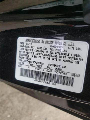 Photo 10 from auction – 2012 INFINITI G37 BASE with VIN JN1CV6FE3CM201718