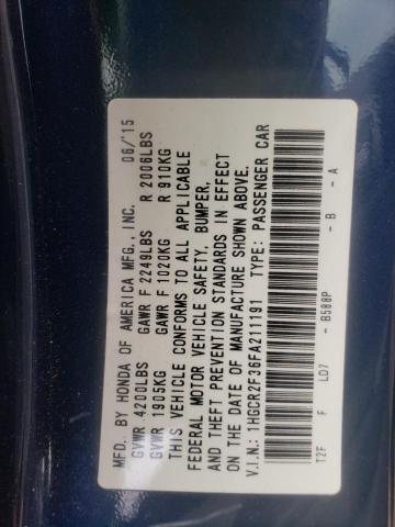 Photo 10 from auction – 2015 HONDA ACCORD LX with VIN 1HGCR2F36FA211191