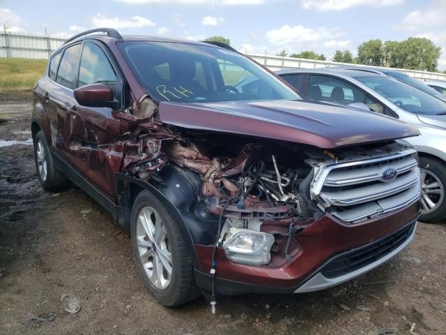 FORD ESCAPE SEL 2018 with VIN 1FMCU9HDXJUA96738 - Photo from auction
