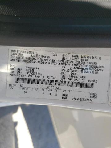 Photo 10 from auction – 2017 FORD FIESTA SE with VIN 3FADP4BJ8HM109282