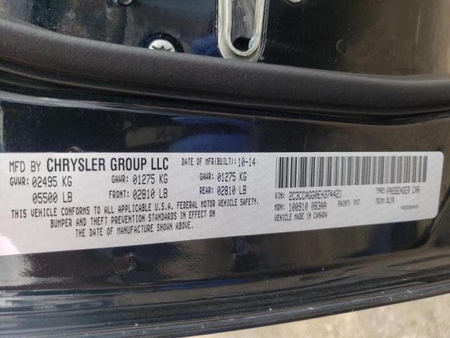 Photo 10 from auction – 2014 CHRYSLER 300 S with VIN 2C3CCAGG0EH374421