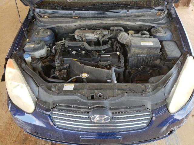 Photo 7 from auction – 2007 HYUNDAI ACCENT GLS with VIN KMHCN46C07U098369