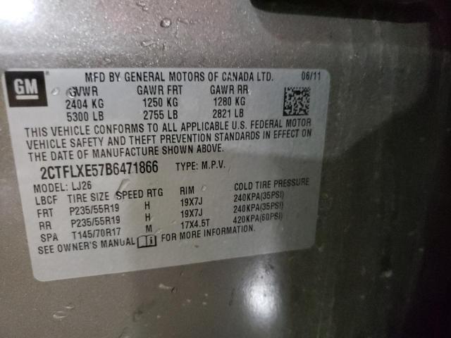 Photo 10 from auction – 2011 GMC TERRAIN SL with VIN 2CTFLXE57B6471866