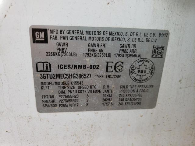 Photo 10 from auction – 2017 GMC SIERRA K15 with VIN 3GTU2MEC5HG306527
