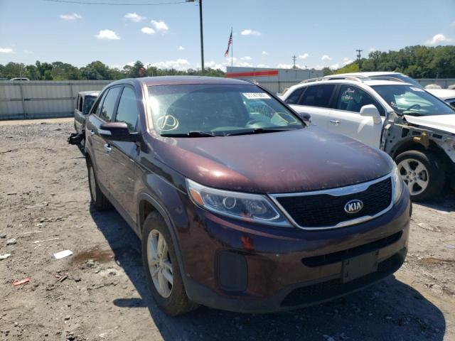 KIA SORENTO LX 2014 with VIN 5XYKTCA65EG535282 - Photo from auction
