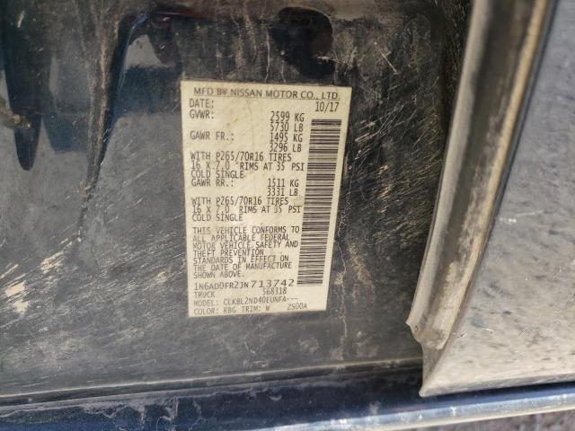 Photo 10 from auction – 2018 NISSAN FRONTIER S with VIN 1N6AD0FR2JN713742