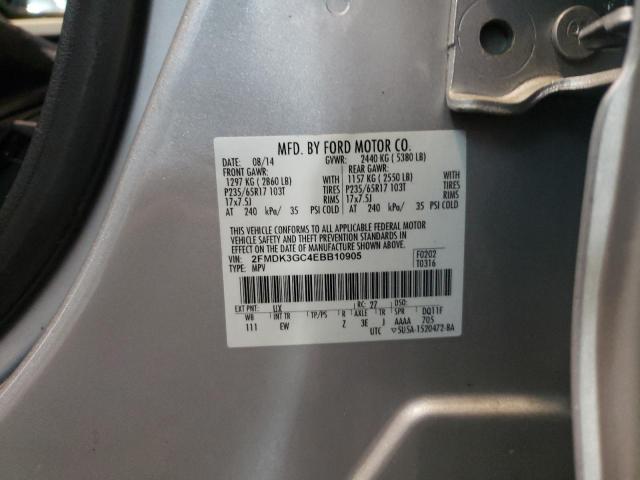 Photo 10 from auction – 2014 FORD EDGE SE with VIN 2FMDK3GC4EBB10905