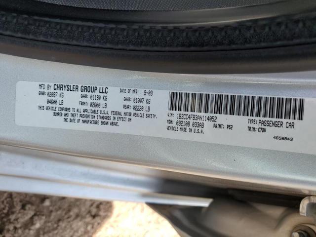 Photo 10 from auction – 2010 DODGE AVENGER SX with VIN 1B3CC4FB3AN114052