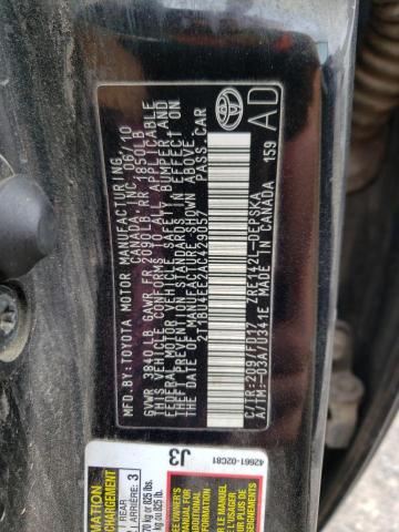 Photo 10 from auction – 2010 TOYOTA COROLLA BA with VIN 2T1BU4EE2AC429057