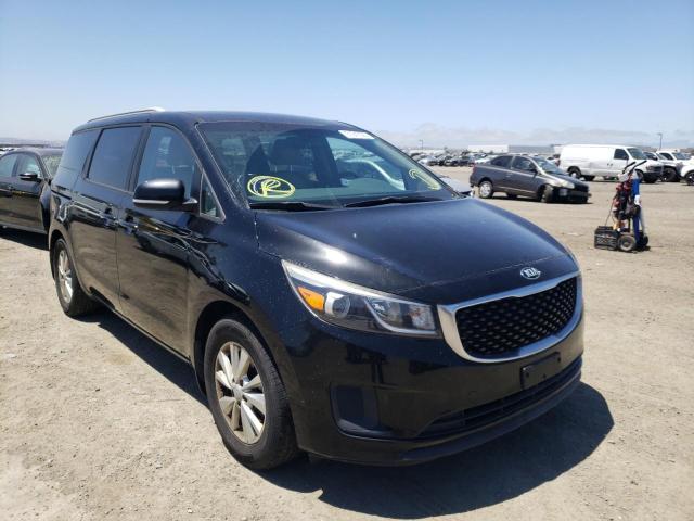 KIA SEDONA LX 2015 with VIN KNDMB5C16F6072758 - Photo from auction