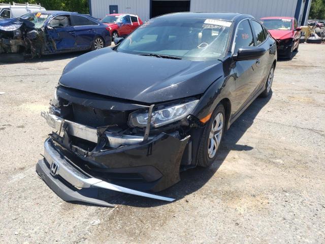 Photo 2 from auction – 2017 HONDA CIVIC LX with VIN 19XFC2F54HE033845