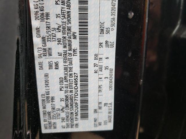 Photo 10 from auction – 2013 FORD ESCAPE S with VIN 1FMCU0F77DUD49527