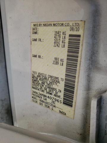 Photo 10 from auction – 2011 NISSAN ALTIMA BAS with VIN 1N4AL2AP6BN407965