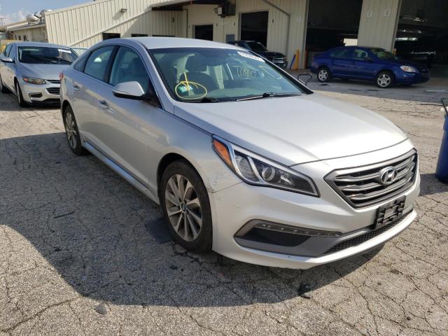 HYUNDAI SONATA SPO 2017 with VIN 5NPE34AF3HH553943 - Photo from auction