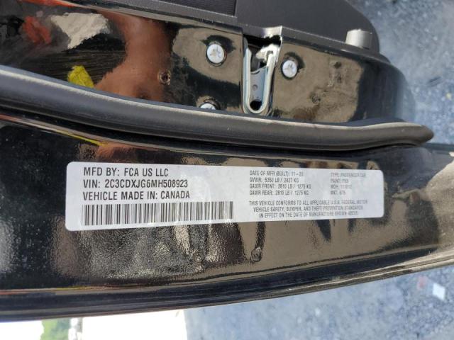 Photo 10 from auction – 2021 DODGE CHARGER SX with VIN 2C3CDXJG6MH508923