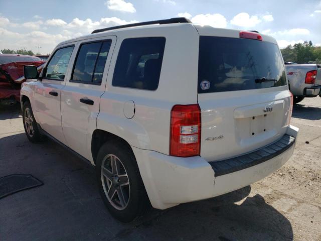 Photo 3 from auction – 2008 JEEP PATRIOT SP with VIN 1J8FF28W48D780529