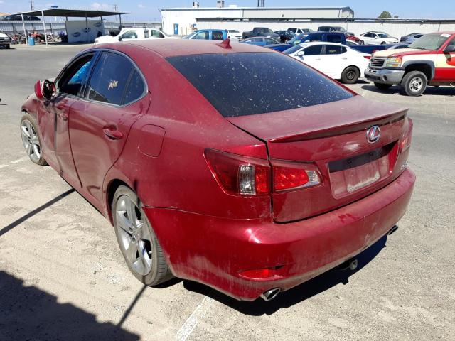 Photo 3 from auction – 2012 LEXUS IS 250 with VIN JTHBF5C21C5182086